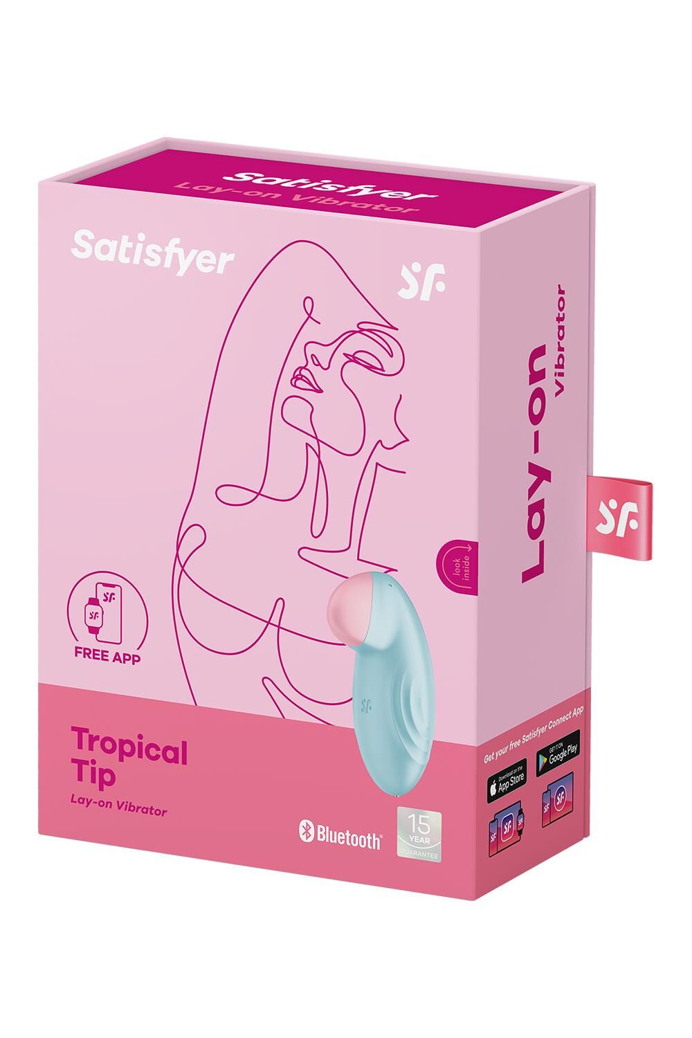 Смарт-вібратор Satisfyer Tropical Tip Light Blue – Інноваційний Дизайн