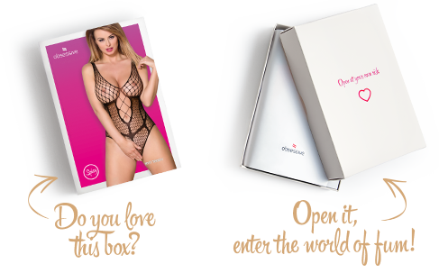 Бодістокінг Obsessive B117 з великої сітки, чорний, S/M/L