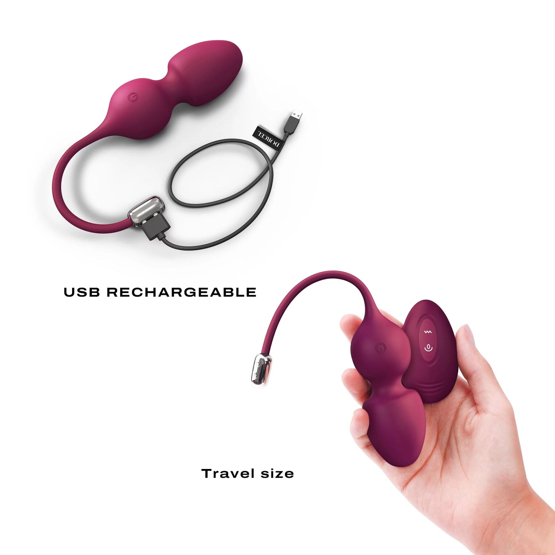 Вагінальні кульки Dorcel LOVE BALLS з пультом: інновації та комфорт