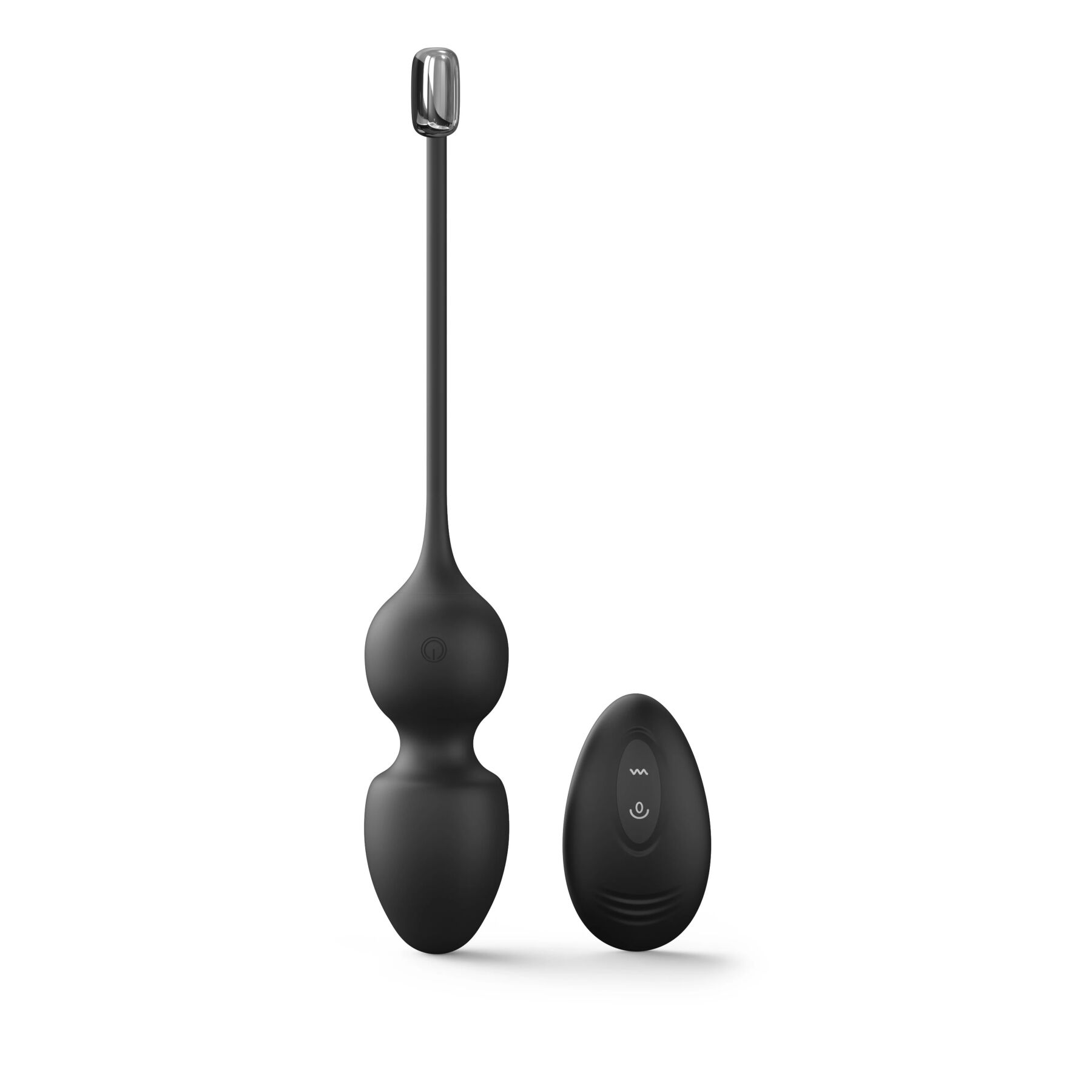 Вагінальні кульки Dorcel LOVE BALLS BLACK з пультом ДК, 10 режимів вібрації