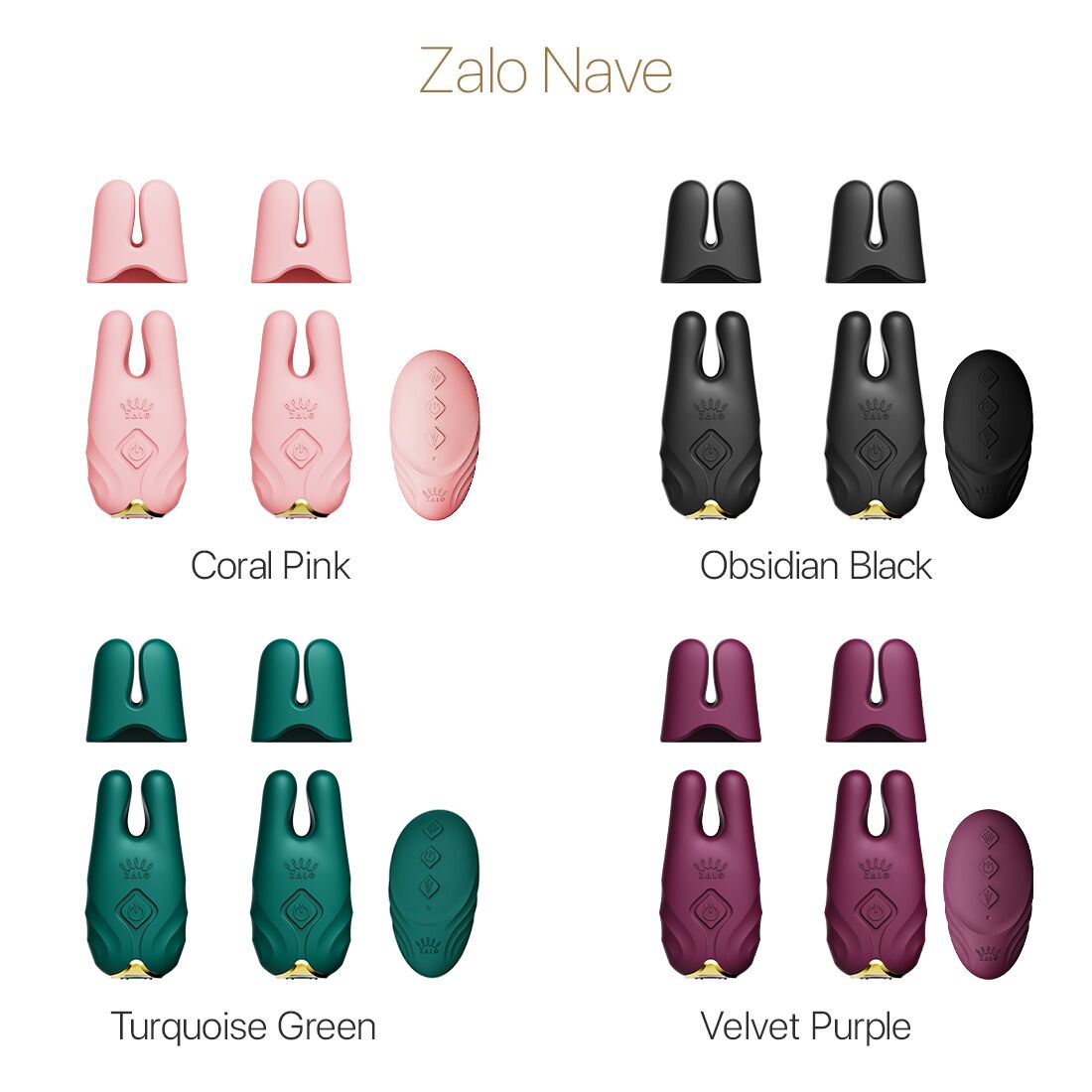 Смарт-вібратор Zalo Nave Velvet Purple з пультом і додатком