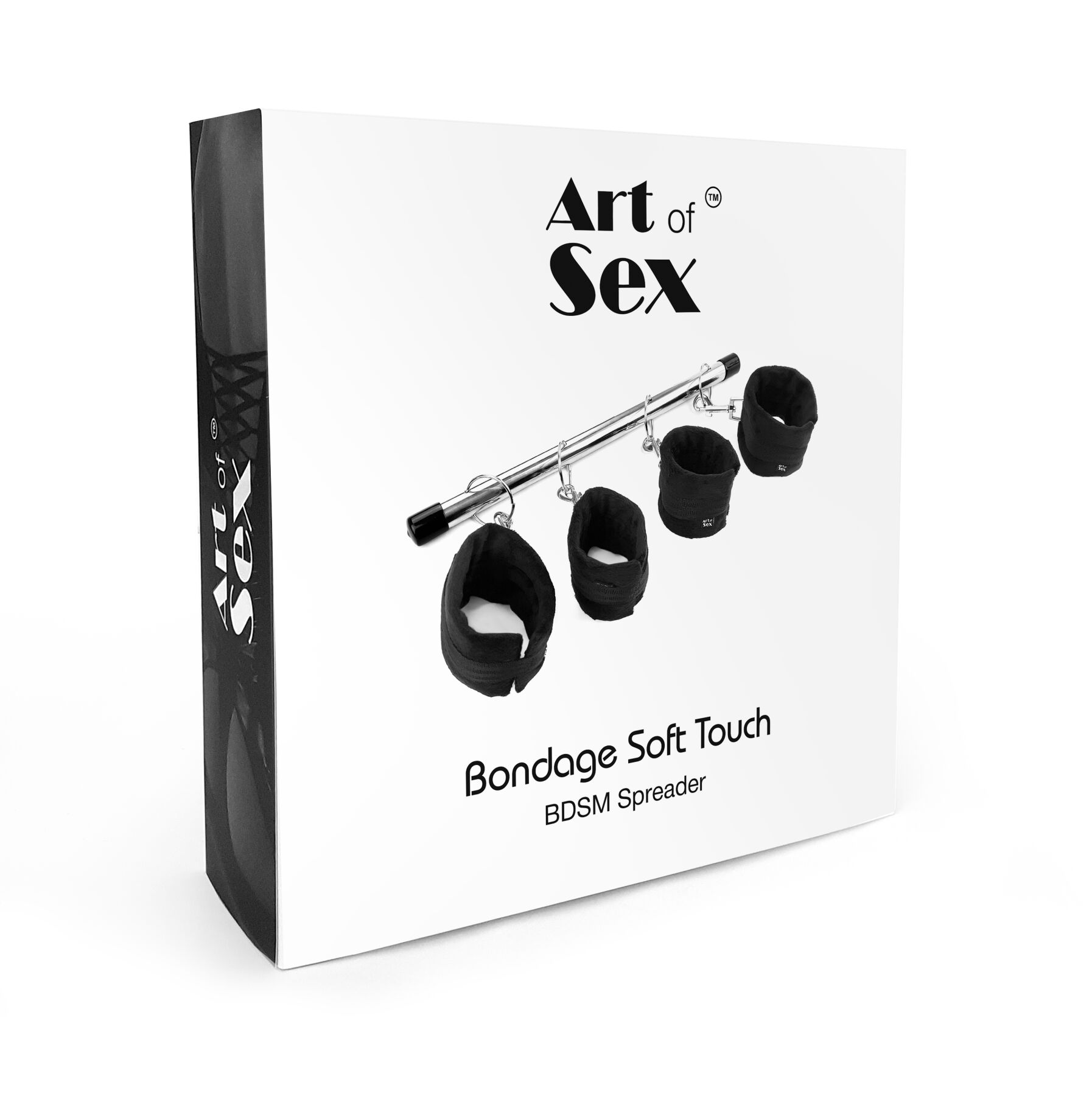 Колодка-розпірка Art of Sex для рук і ніг, чорна, 38 см