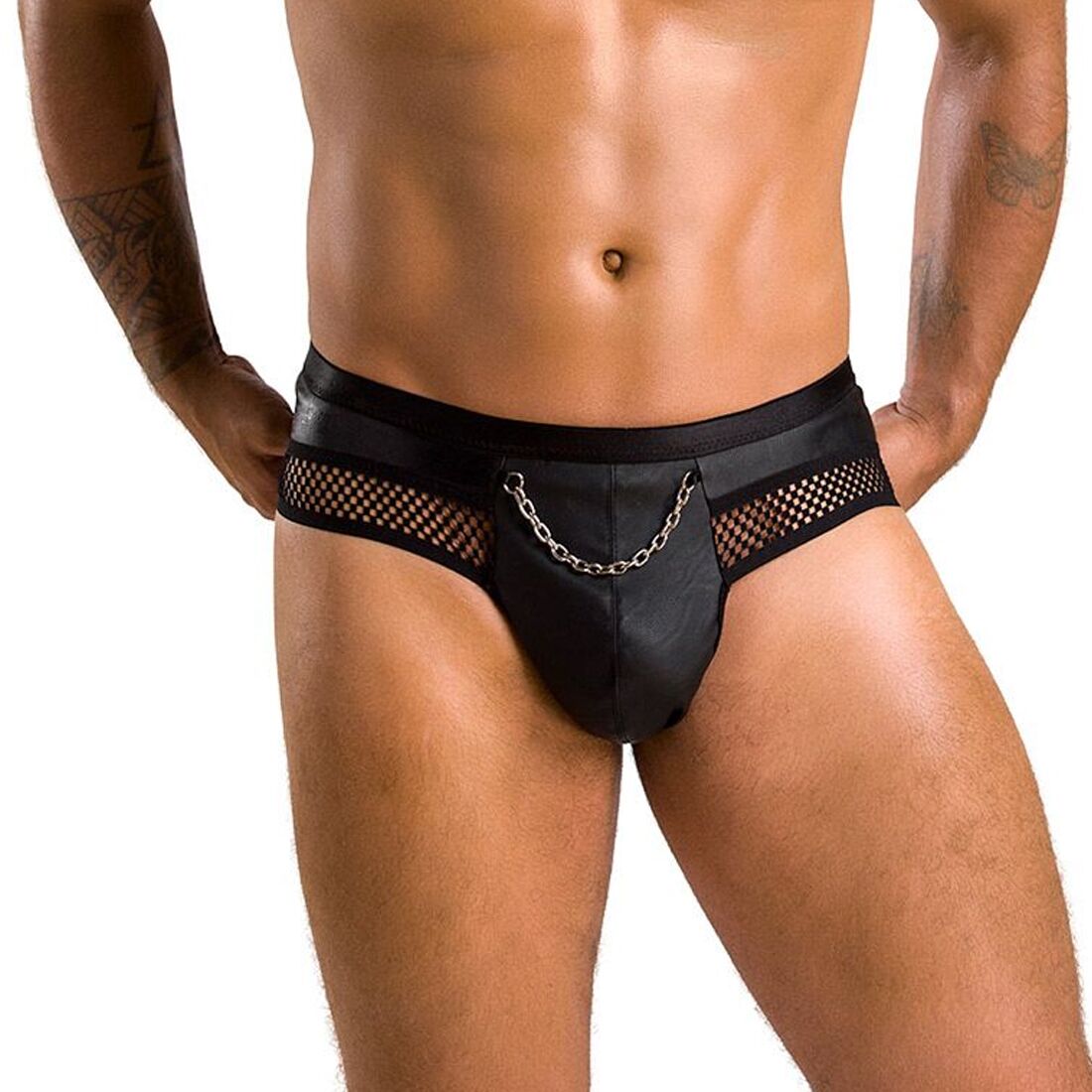 Чоловічі труси з ланцюжком Passion 030 SLIP TOM S/M