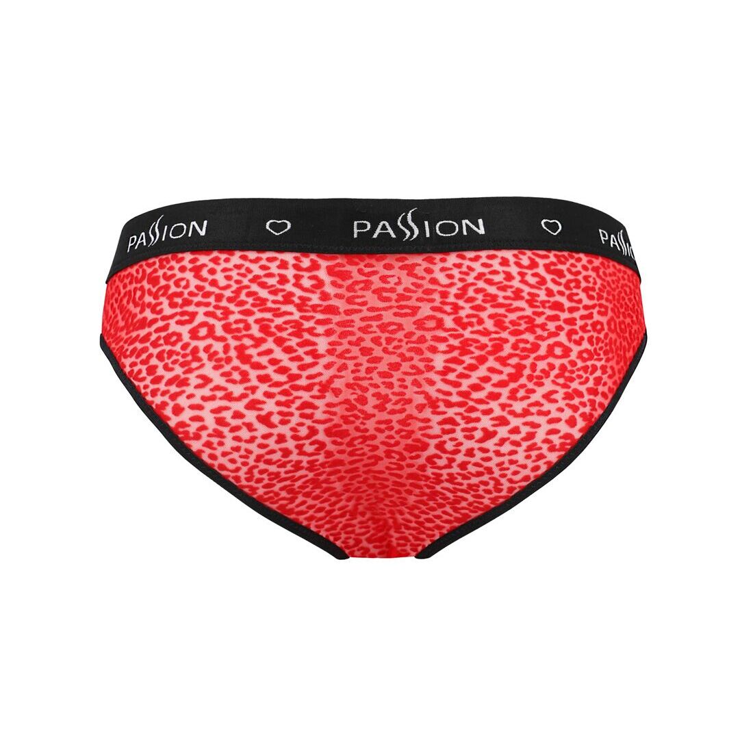 Чоловічі напівпрозорі труси Passion Slip Mike, червоні S/M