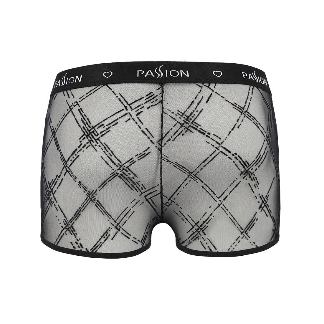Чоловічі прозорі боксери Passion 032 SHORT JAMES S/M, сітчасті
