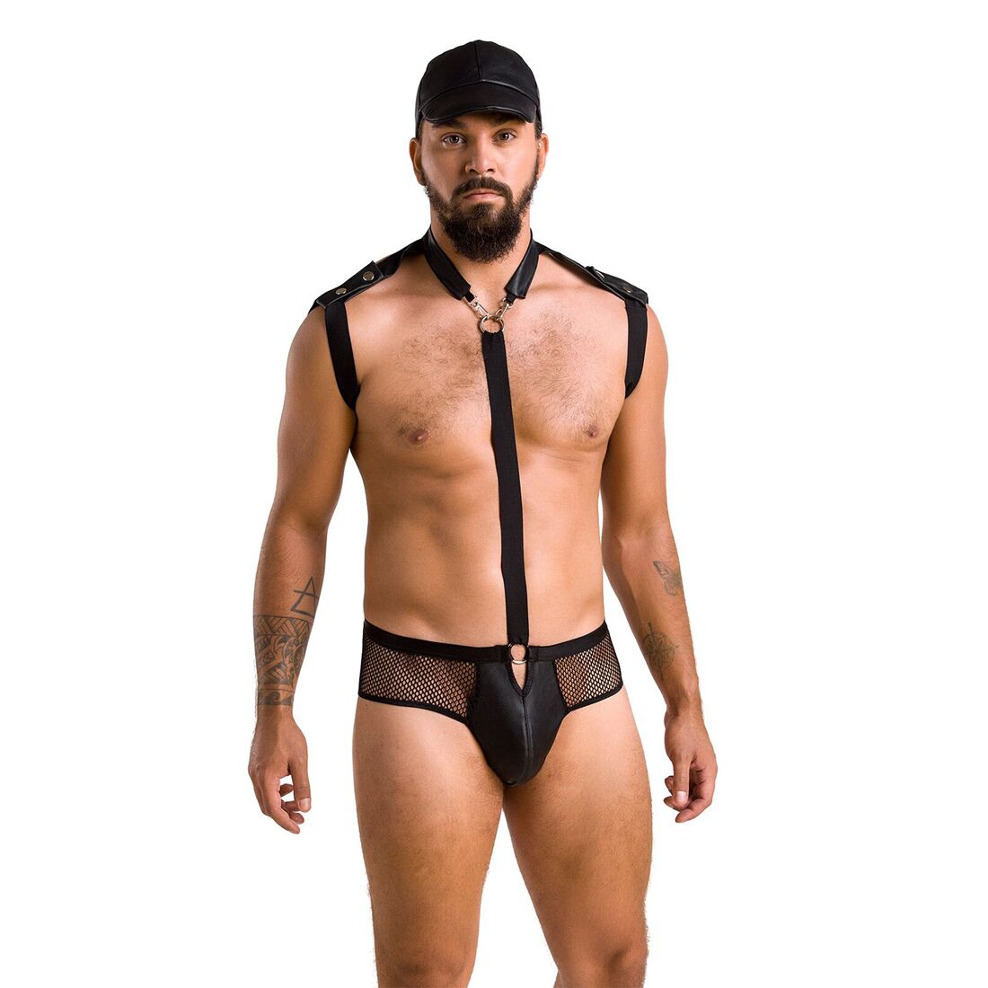 Комплект еротичної білизни Passion John XXL/XXXL Black