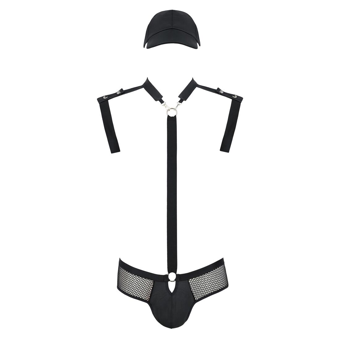 Комплект еротичної білизни Passion John XXL/XXXL Black