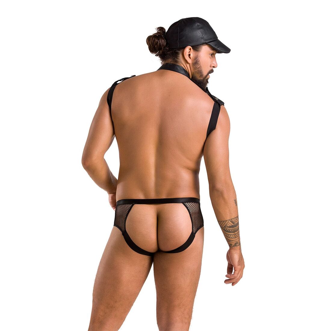 Комплект еротичної білизни Passion John XXL/XXXL Black