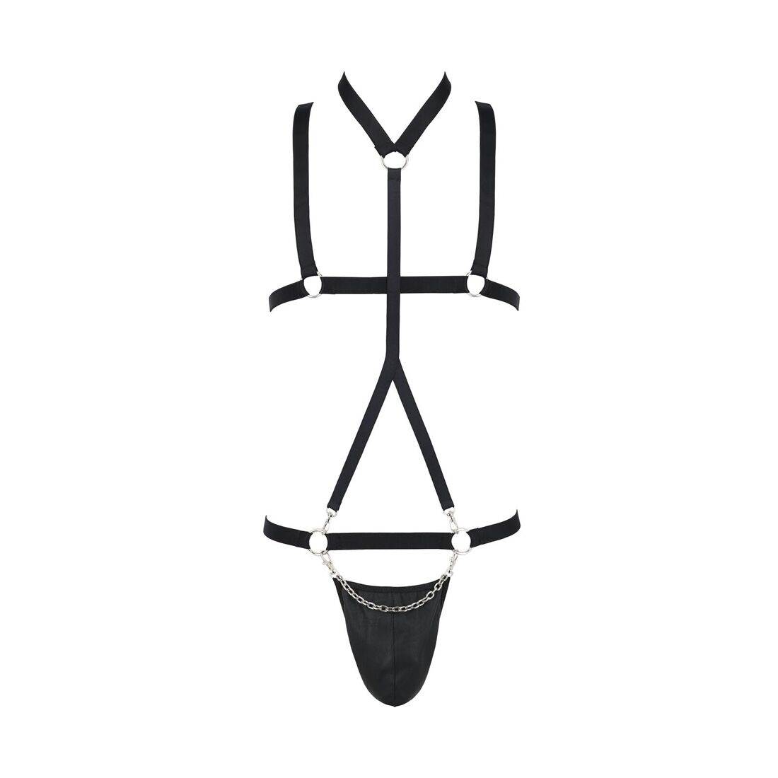 Чоловічий комплект білизни Passion Andrew XXL/XXXL Black