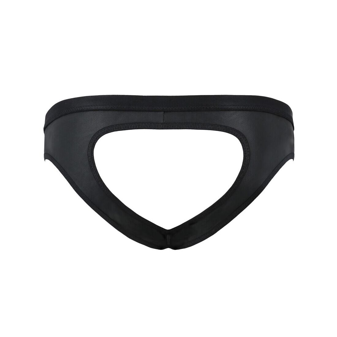 Чоловічі сліпи Passion 041 SLIP JOE L/XL Black з екошкіри