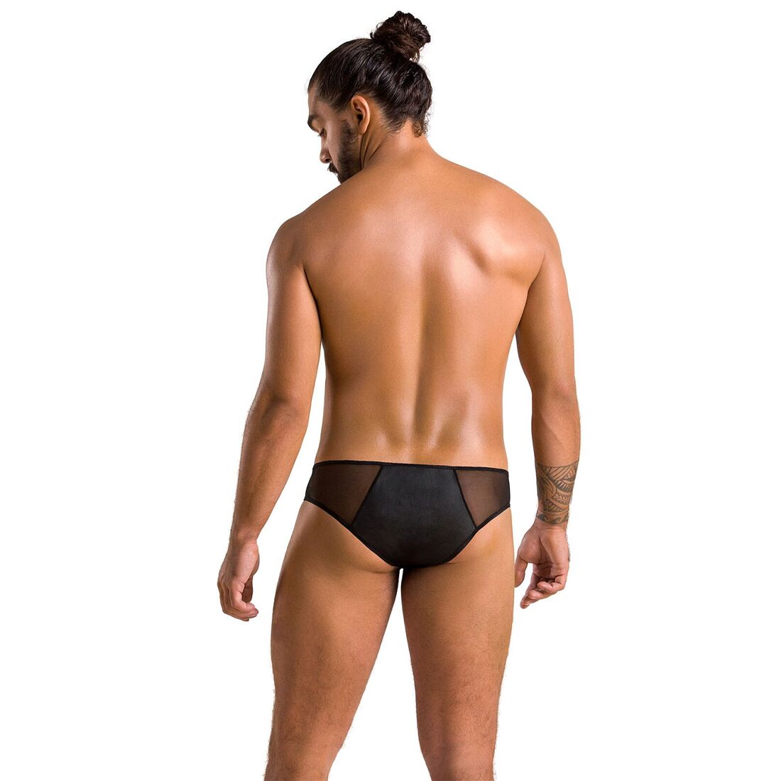 Чоловічі сліпи на блискавці Passion 042 SLIP TIMMY L/XL Black
