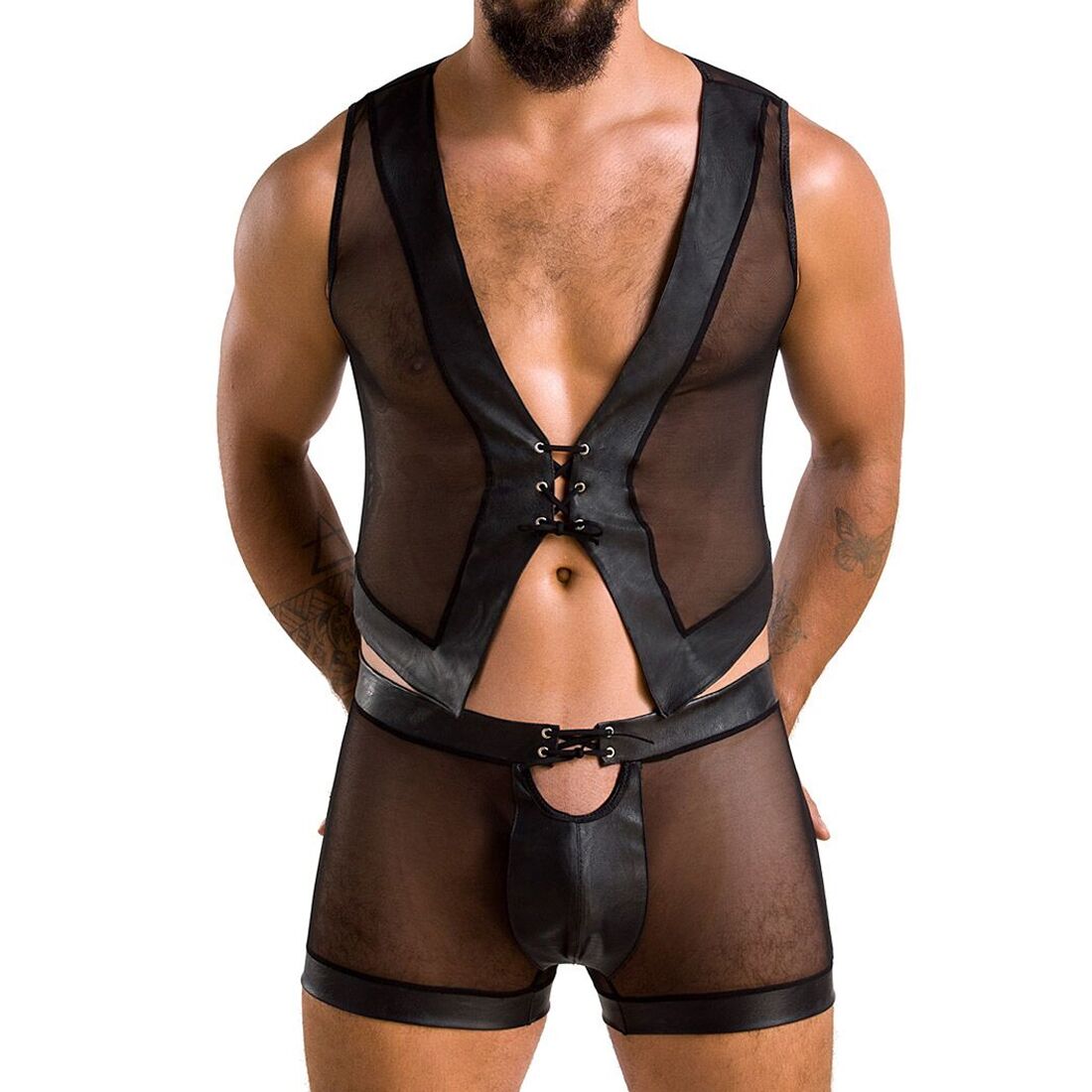 Комплект чоловічої білизни Passion William XXL/XXXL Black