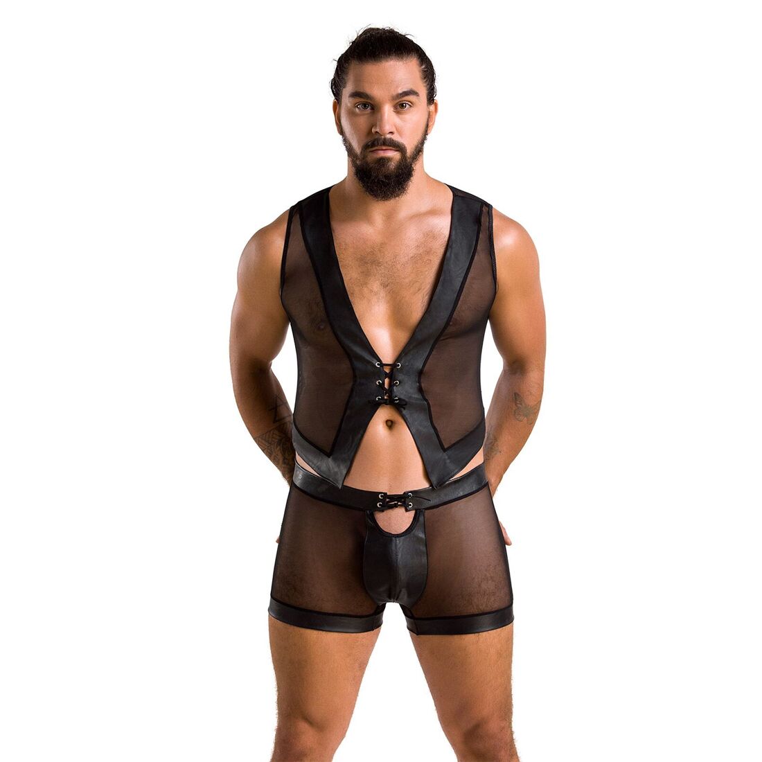Комплект чоловічої білизни Passion William XXL/XXXL Black