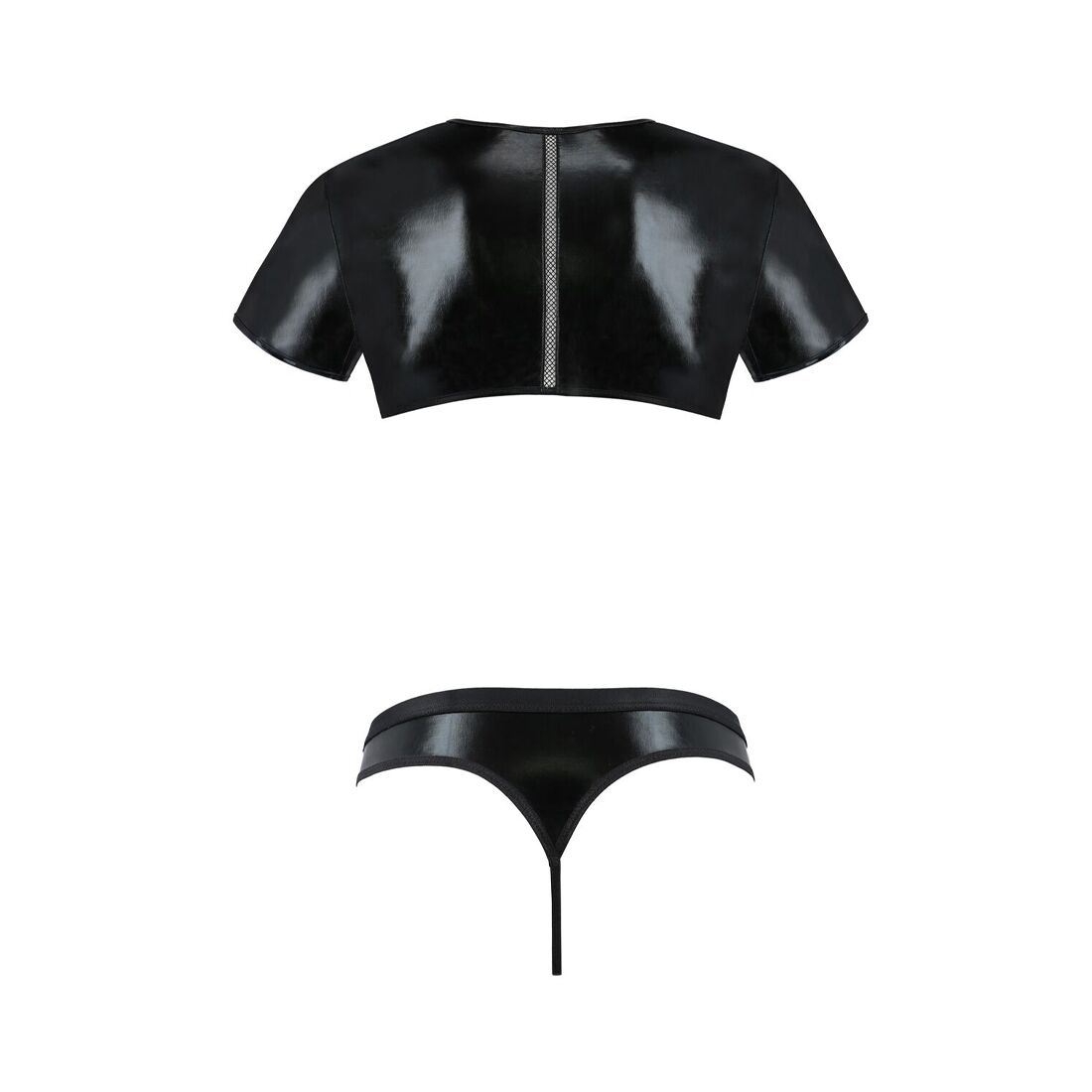 Комплект чоловічої білизни латекс Passion 057 SET PETER L/XL Black