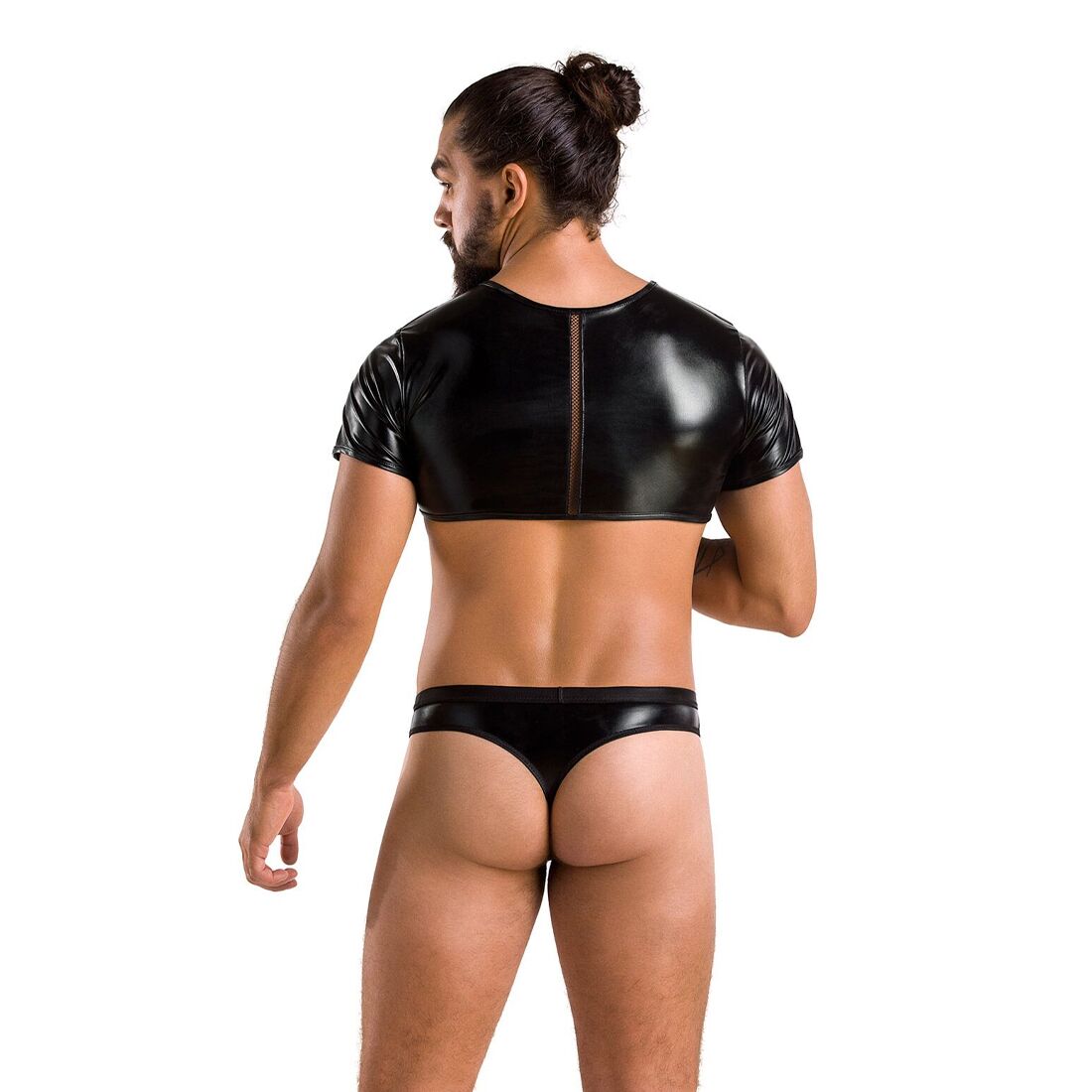 Комплект чоловічої білизни латекс Passion 057 SET PETER L/XL Black