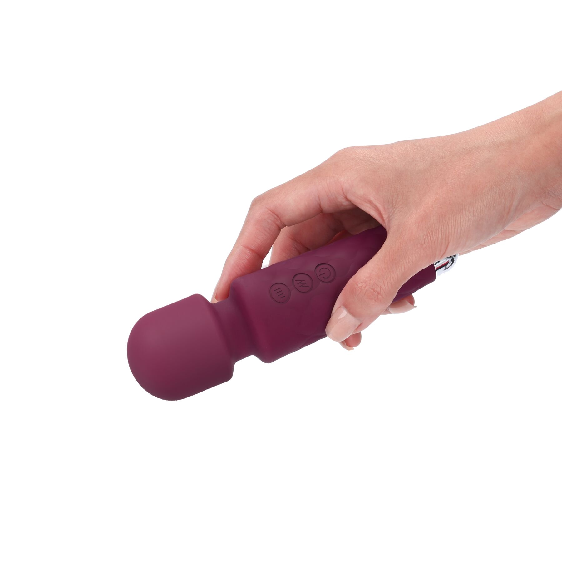 Мінівібромасажер Dorcel Wand Mini Wanderful Plum, 10 режимів