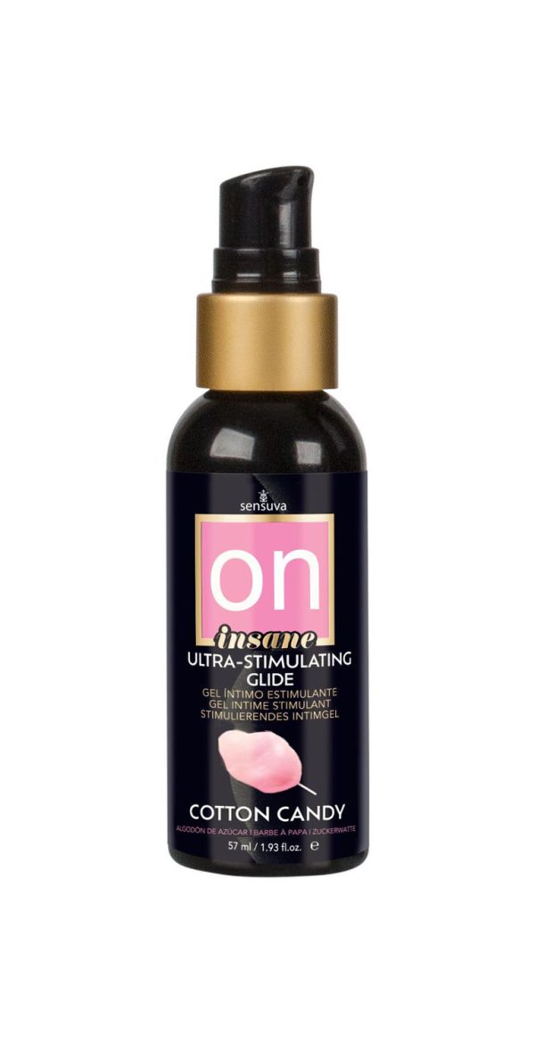 Збуджувальна змазка на гібридній основі Sensuva Ultra-Stimulating On Insane Cotton Candy (57 мл)