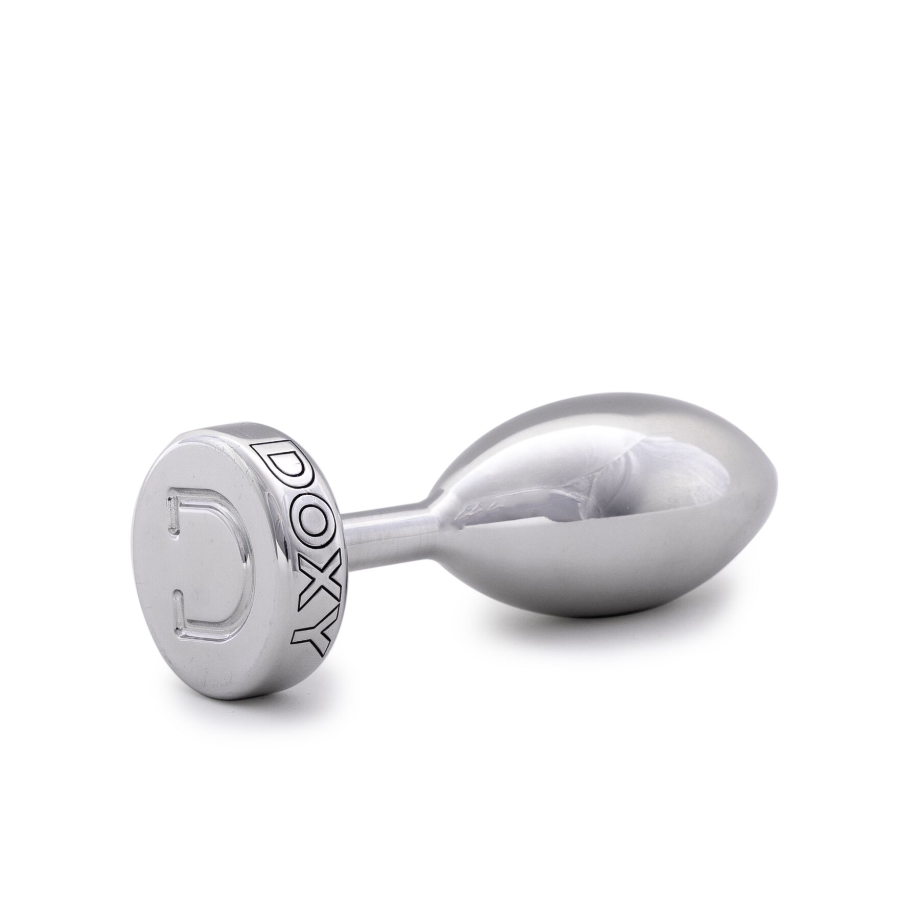 Металева анальна пробка DOXY Butt Plug SMOOTH, 3,3 см