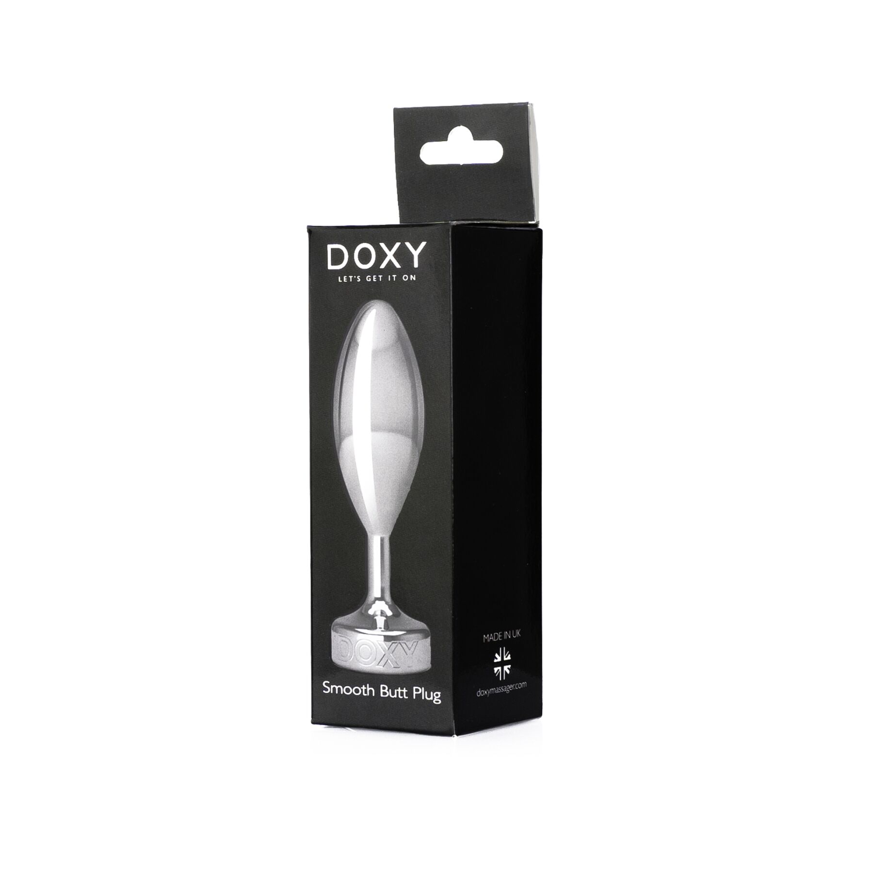 Металева анальна пробка DOXY Butt Plug SMOOTH, 3,3 см