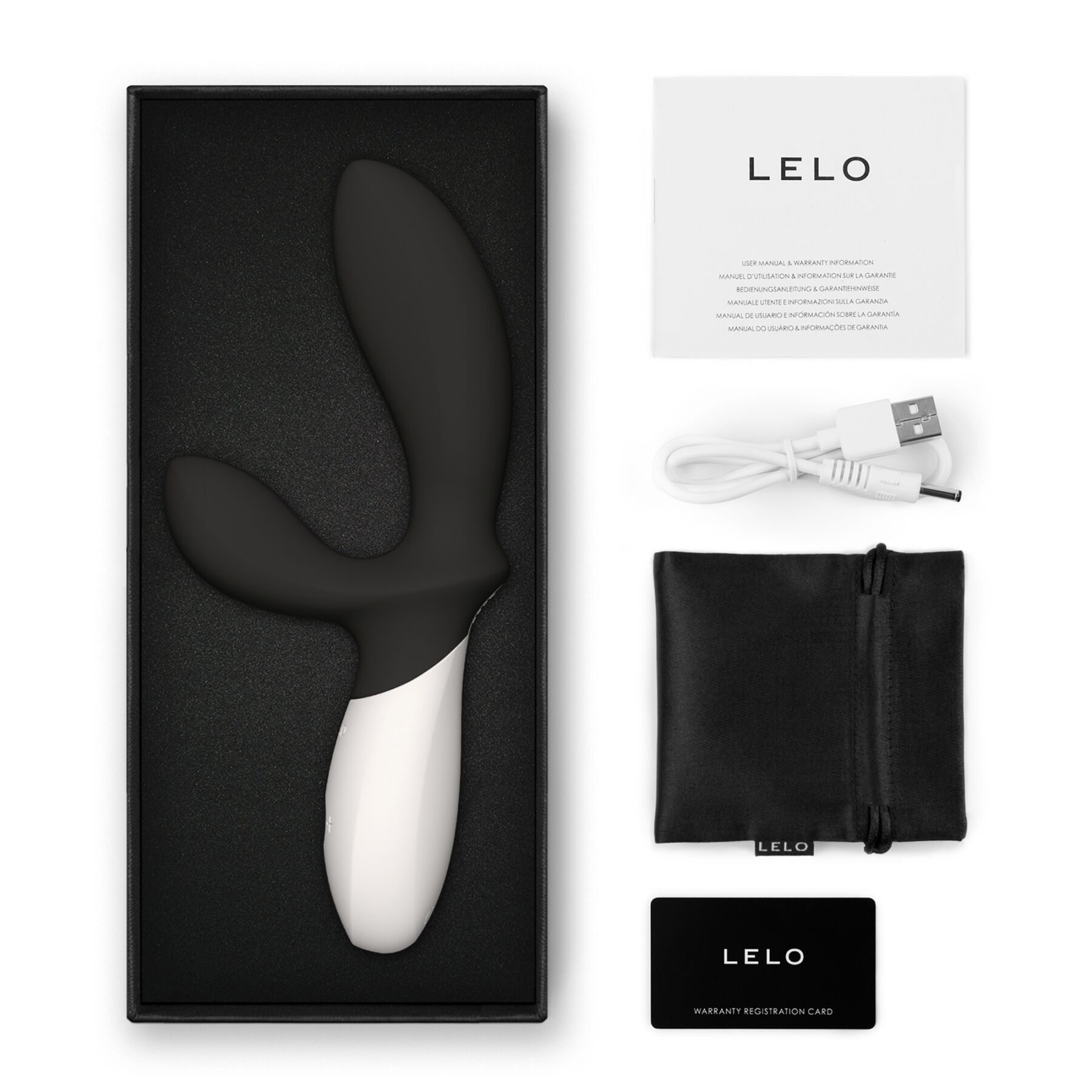 Масажер простати LELO Loki Wave 2 Black - 12 режимів, 2 мотори