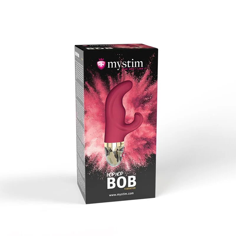 Вібратор-кролик Mystim Hop Hop Bob Fuchsia з 8 режимами