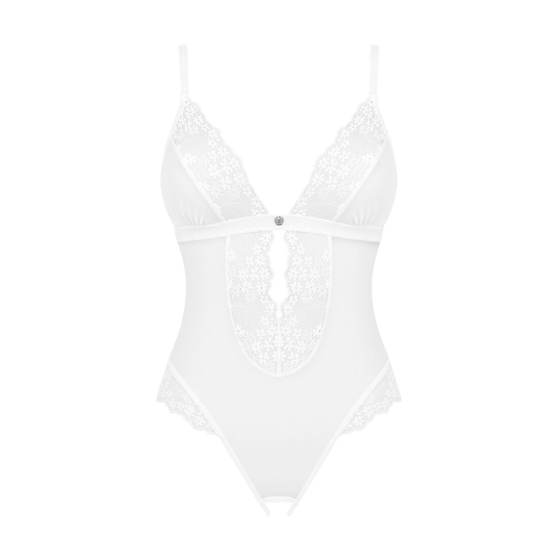 Еротичне напівпрозоре боді Obsessive Heavenlly M/L з доступом