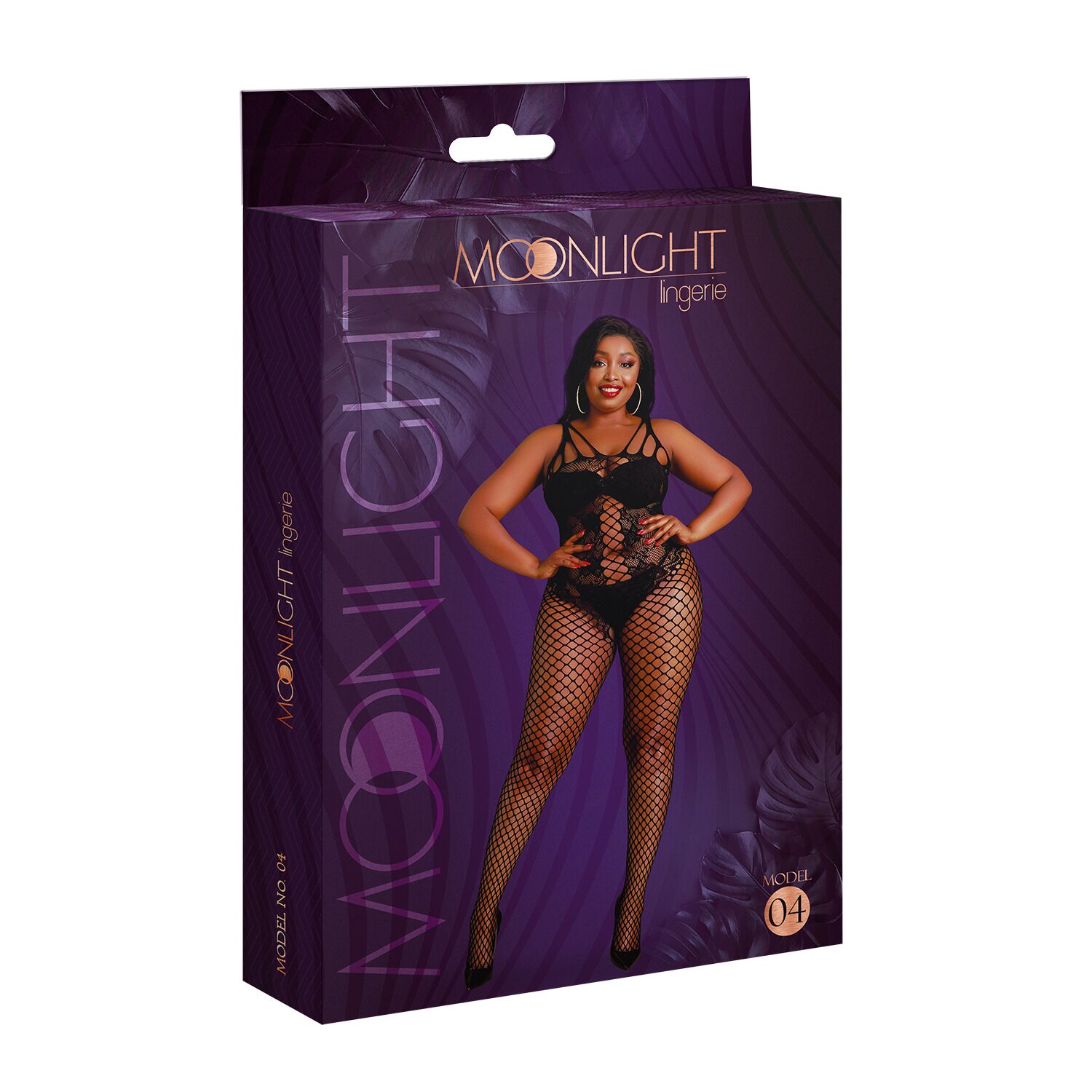 Бодістокінг Moonlight Plus Model 04 XL-XXXL Black з доступом