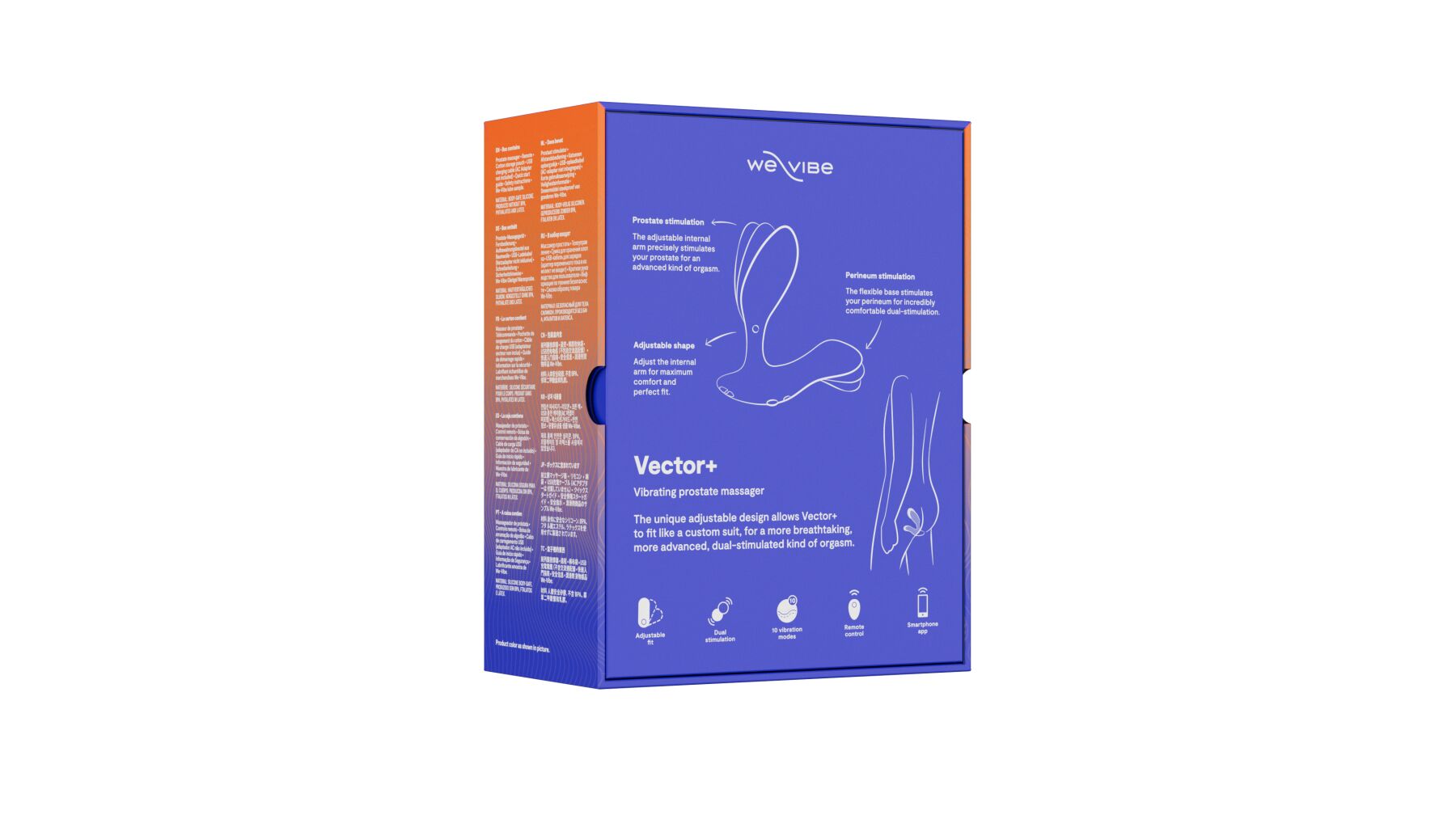 Смарт-вібромасажер We-Vibe Vector+ з пультом, регульований кут