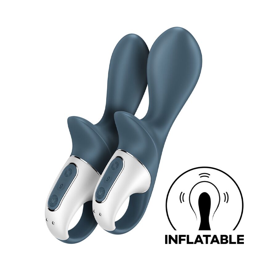 Надувний вібратор Satisfyer Air Pump Booty 2 з 12 режимами