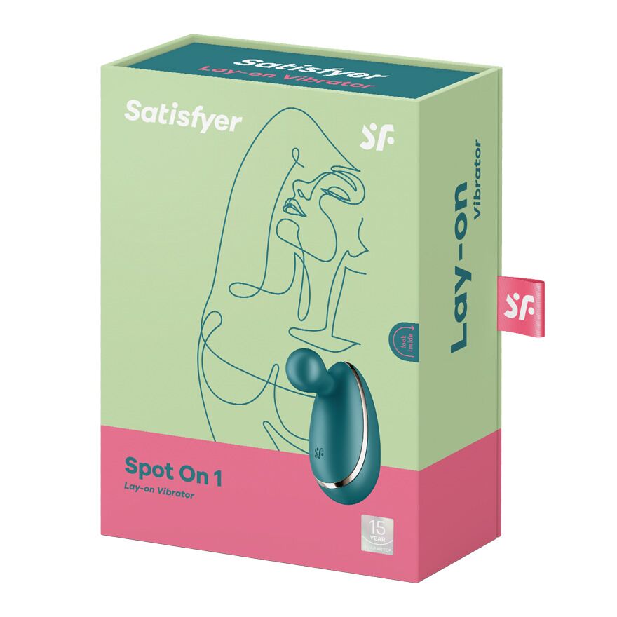 Вібратор Satisfyer Spot On 1 Green з гнучким відростком