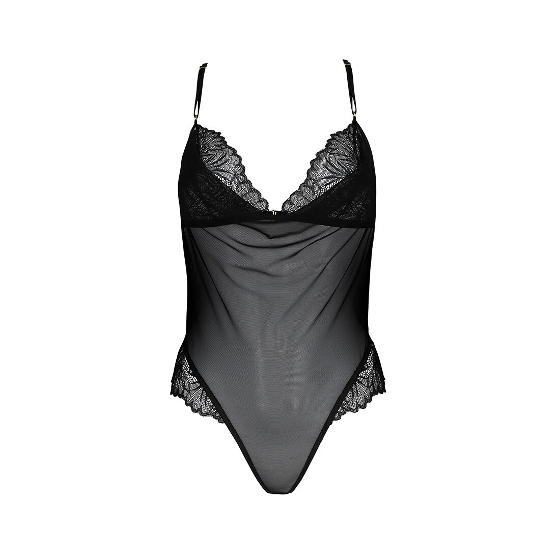 Боді Passion DELIENA BODY Чорне L/XL - Елегантне та Комфортне