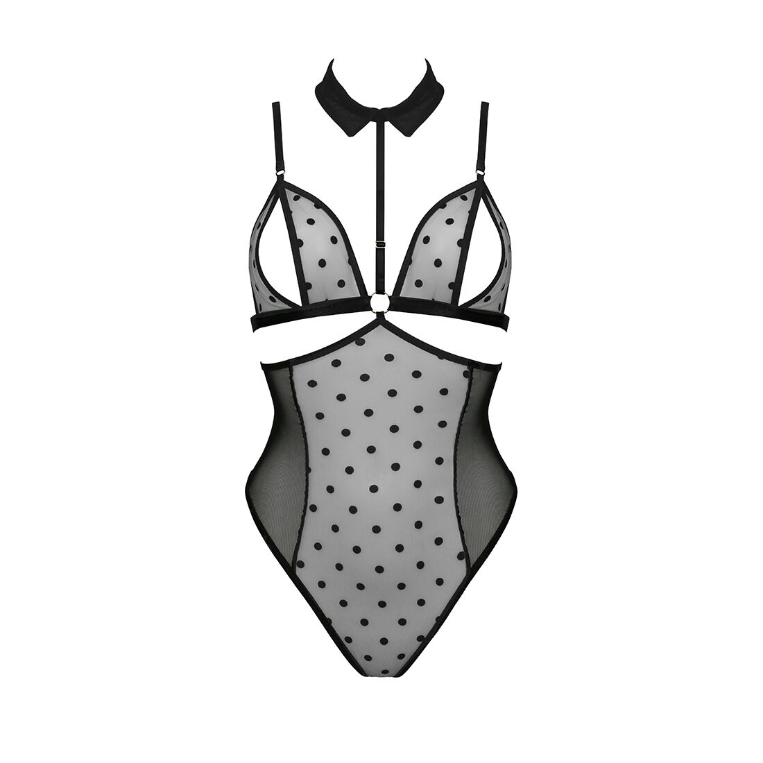 Боді Passion DOMINICA BODY L/XL, чорне - елегантний дизайн