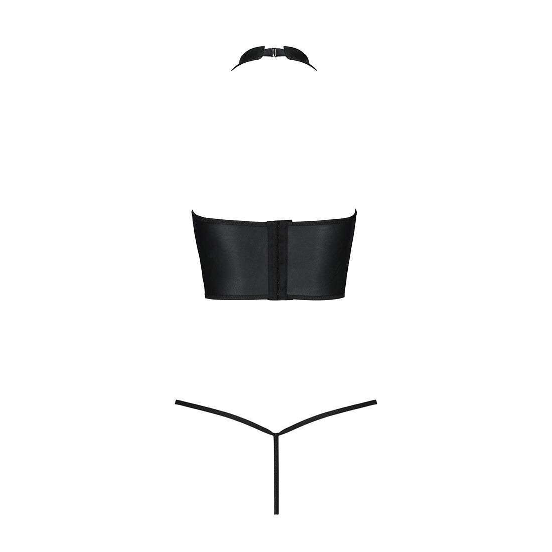 Елегантний комплект білизни Passion GENEVIA, чорний, XXL/XXXL