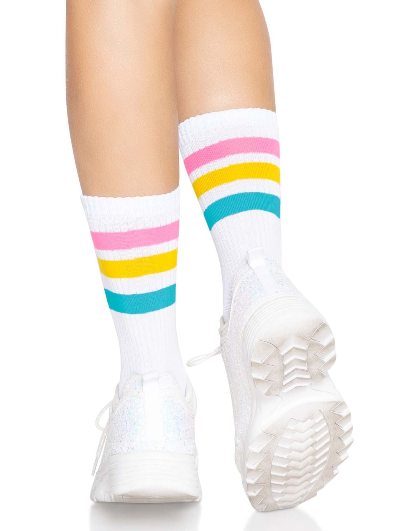 Жіночі шкарпетки Leg Avenue Pride у смужку Pansexual, 37–43