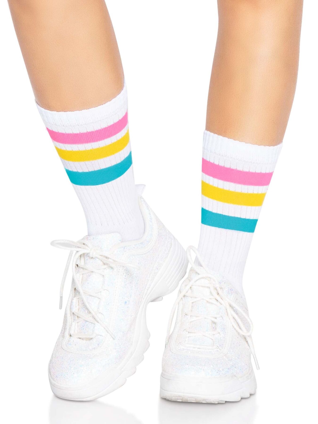 Жіночі шкарпетки Leg Avenue Pride у смужку Pansexual, 37–43