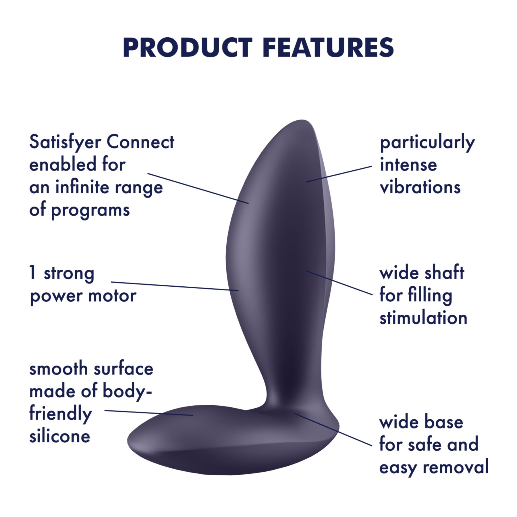 Анальна смарт-пробка Satisfyer Power Plug з вібрацією