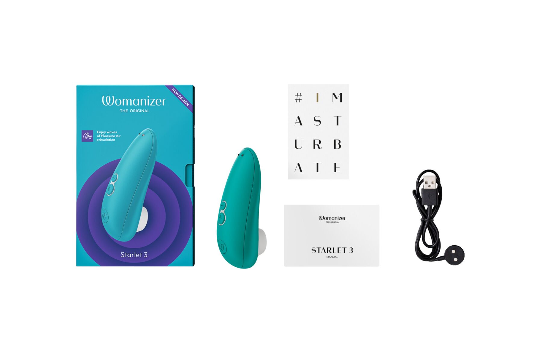 Womanizer Starlet 3 Turquoise: Вакуумний стимулятор для комфорту та насолоди