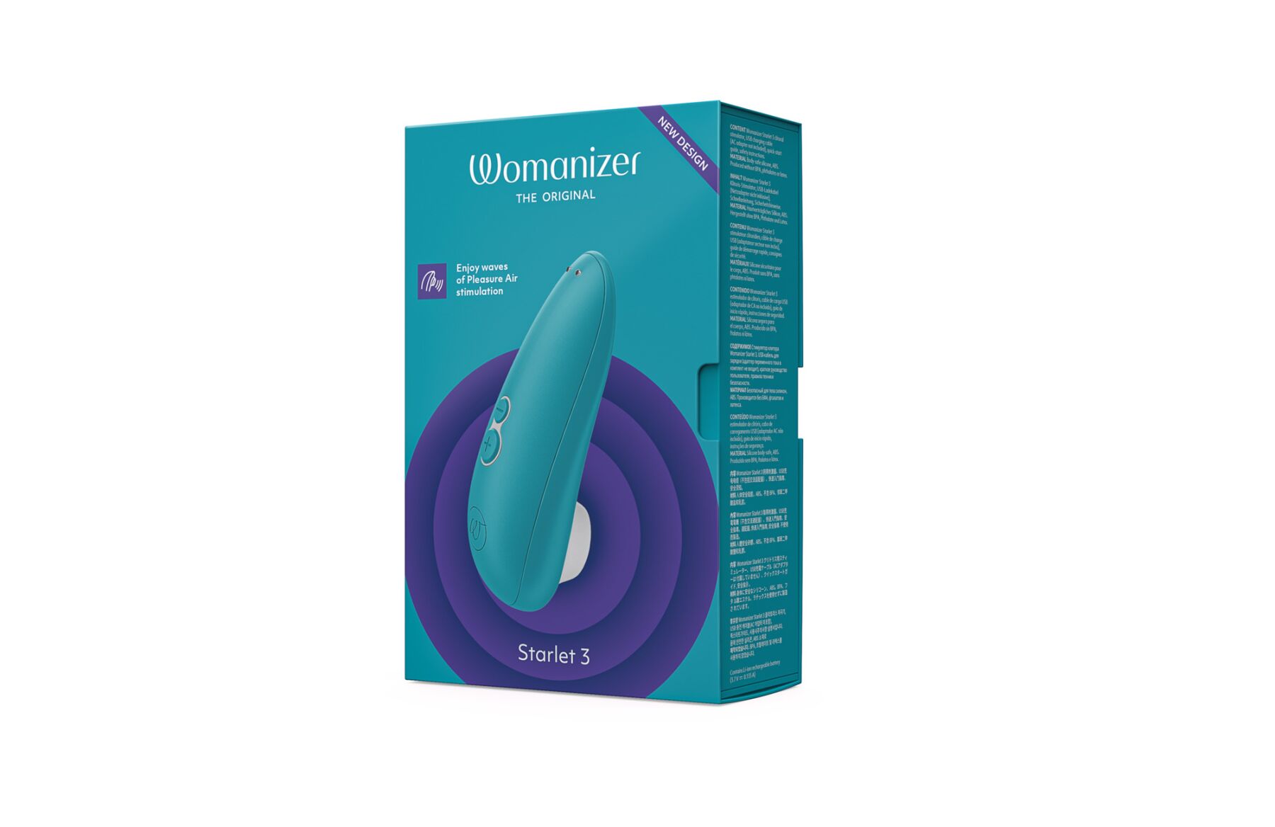 Womanizer Starlet 3 Turquoise: Вакуумний стимулятор для комфорту та насолоди