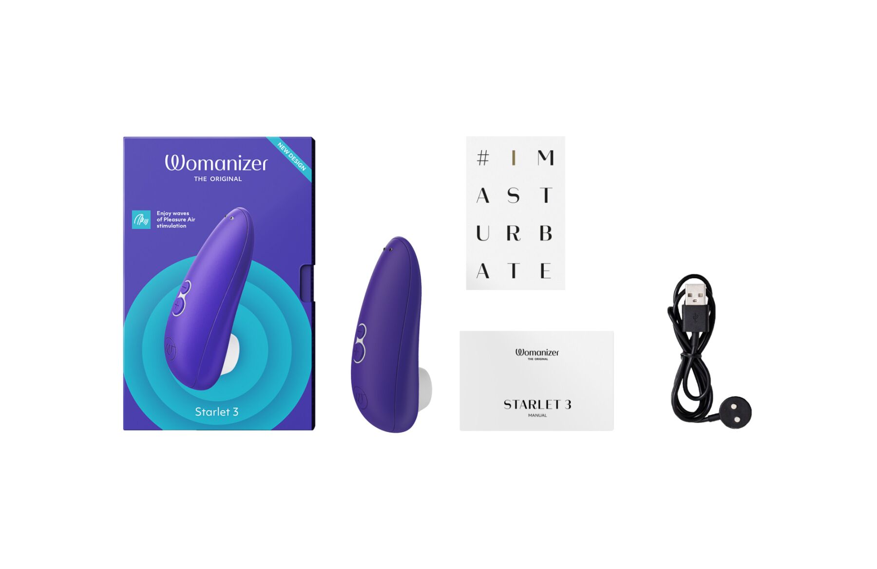 Вакуумний стимулятор Womanizer Starlet 3 INDIGO - для комфортних моментів