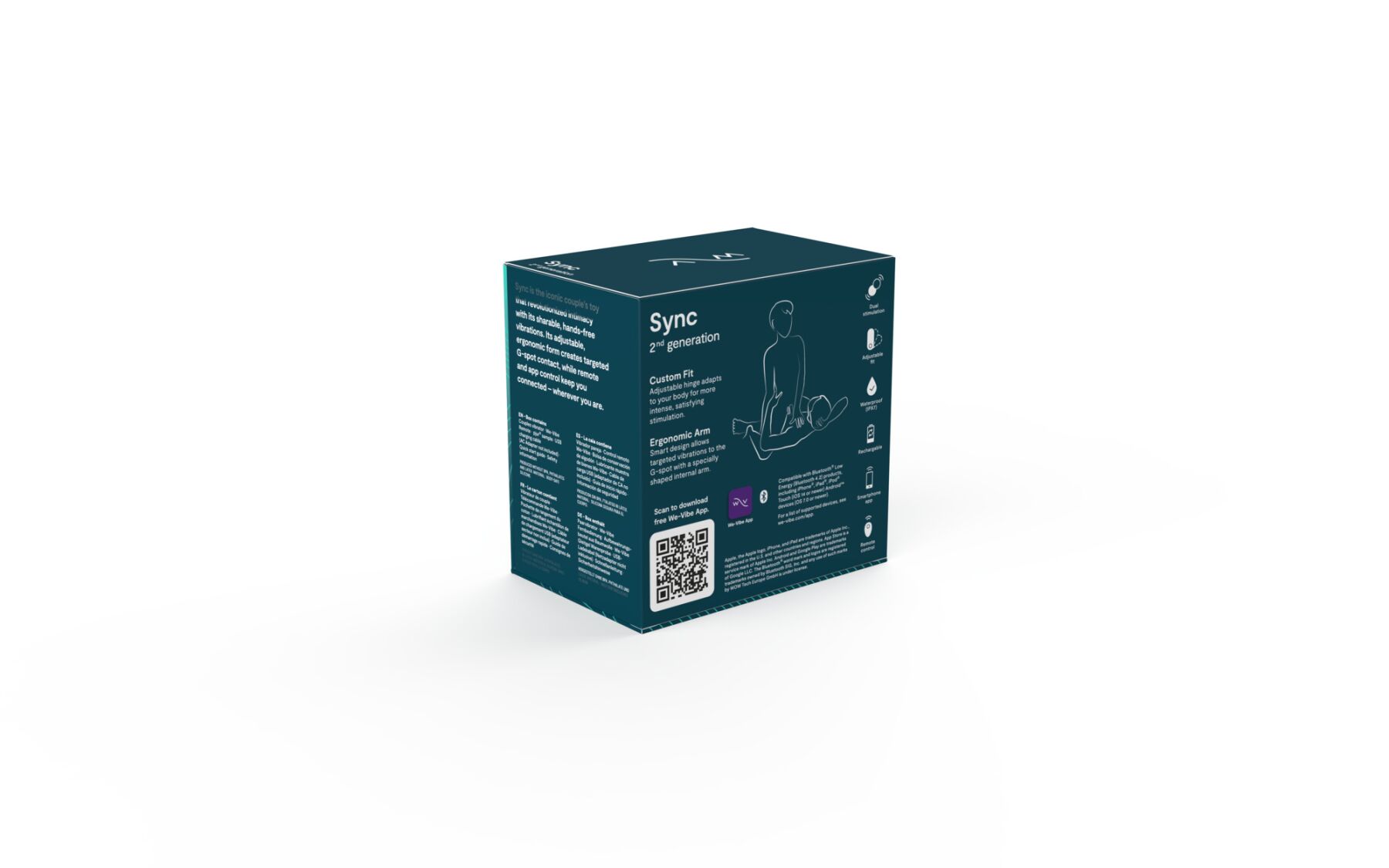 Смарт-вібратор We-Vibe Sync 2 Green Velvet з пультом