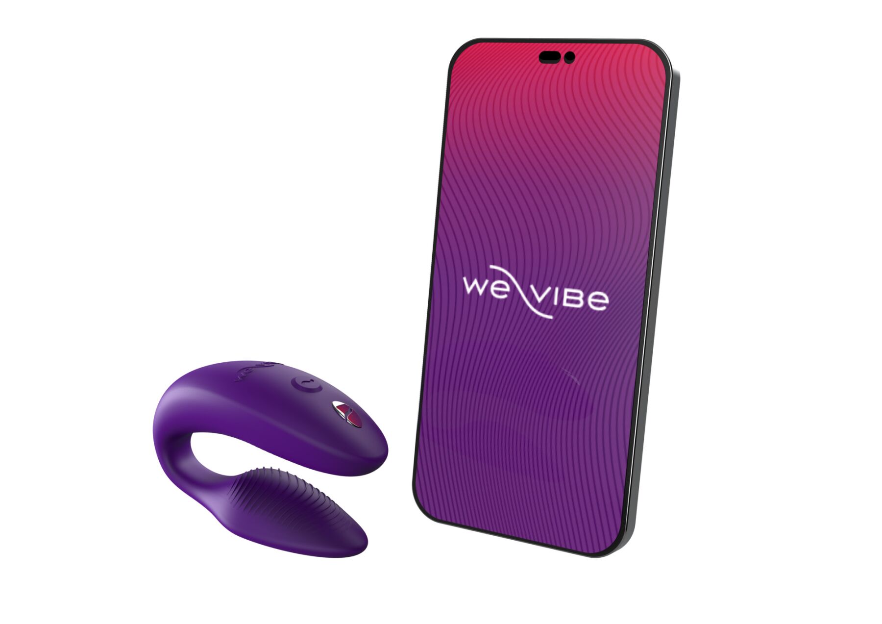 Смарт-вібратор We-Vibe Sync 2 з 10 режимами, фіолетовий
