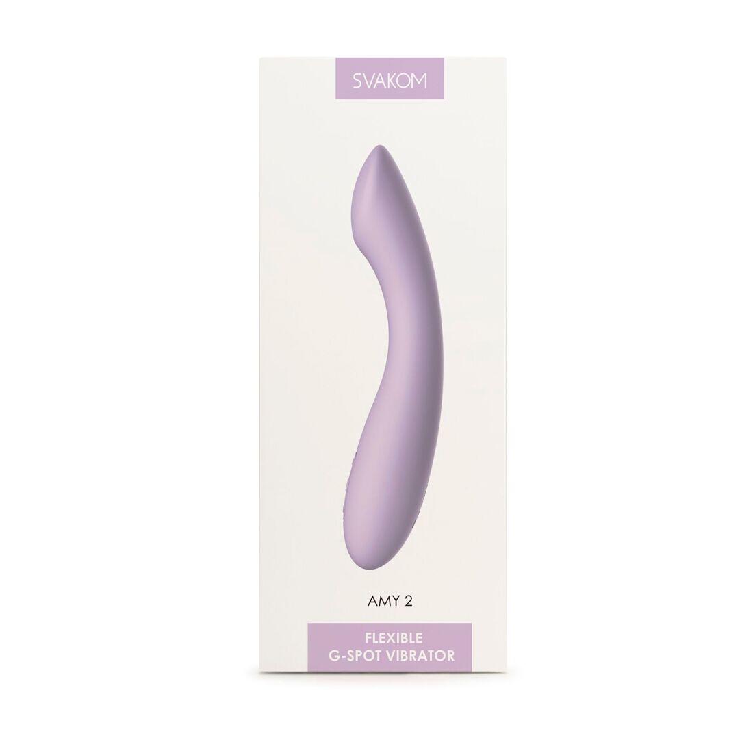 Інтелектуальний вібратор для точки G Svakom Amy 2 Pastel Lilac