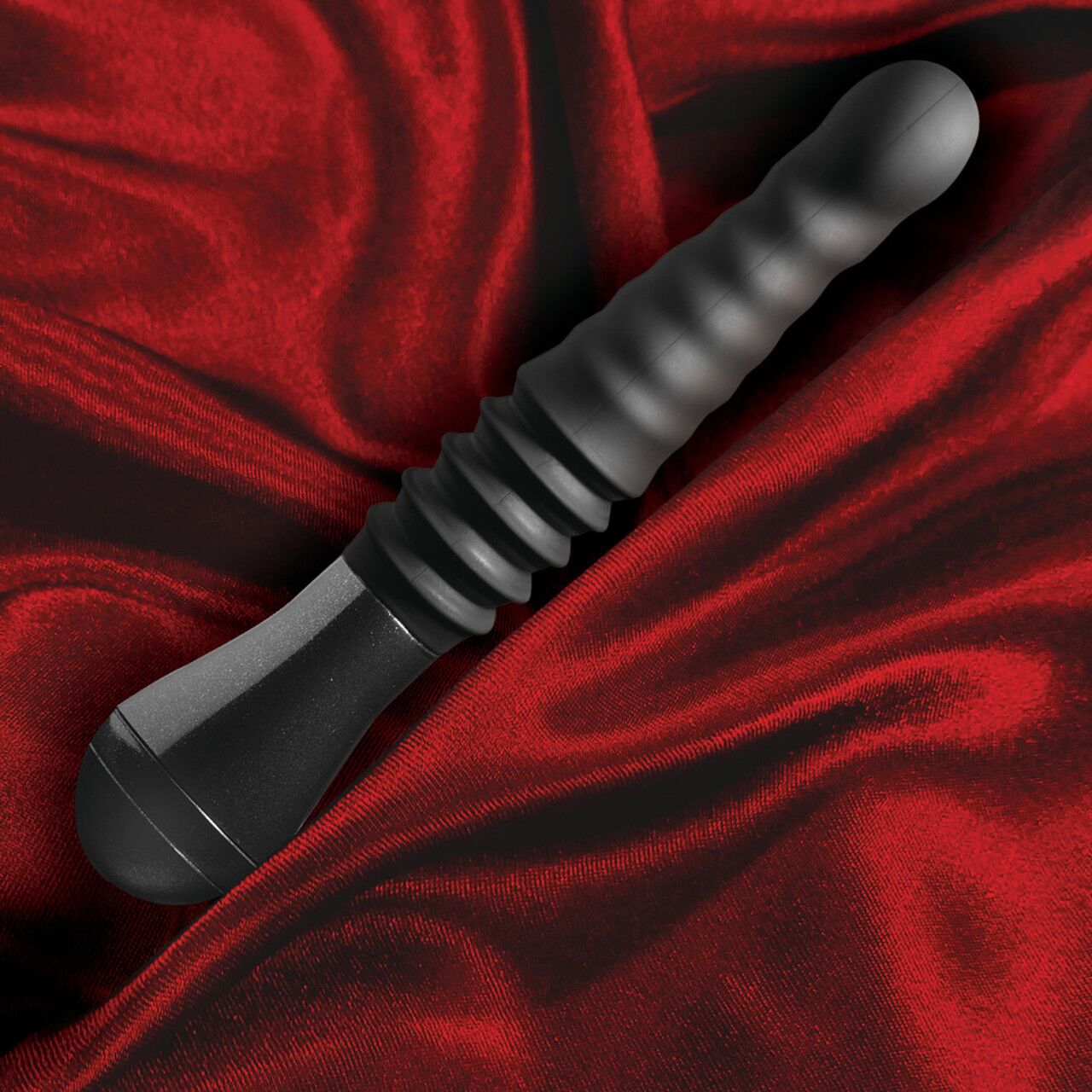 Blush Temptasia – Lazarus Thrusting Dildo, ребриста поверхня, 3 швидкості