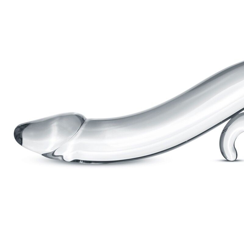 Скляний дилдо Gildo Glass Dildo No. 14 з реалістичною головкою
