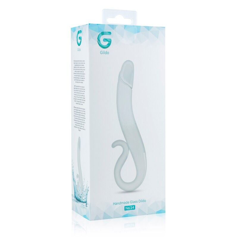 Скляний дилдо Gildo Glass Dildo No. 14 з реалістичною головкою