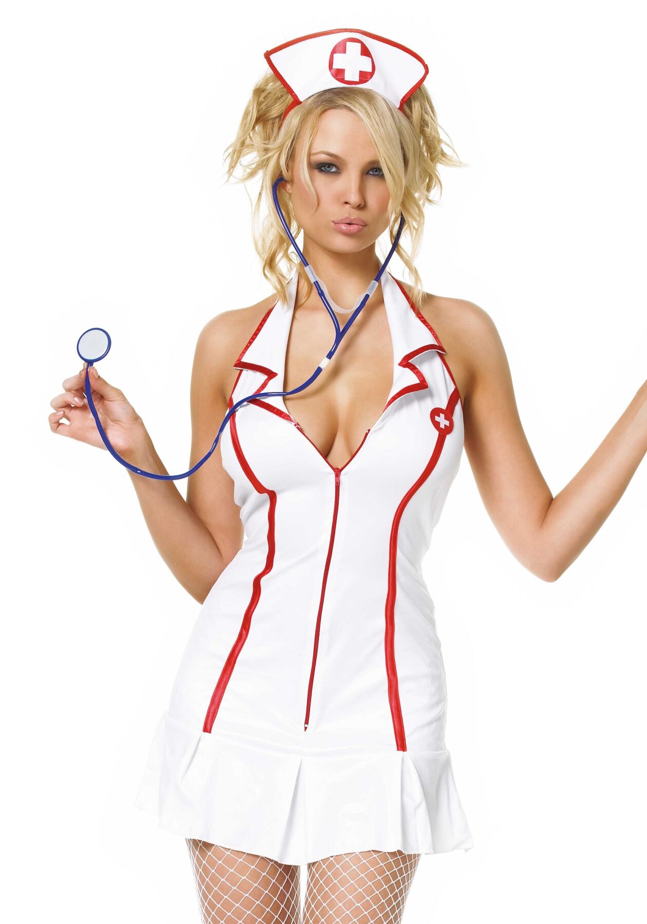 Еротичний костюм медсестри Leg Avenue Head Nurse XL
