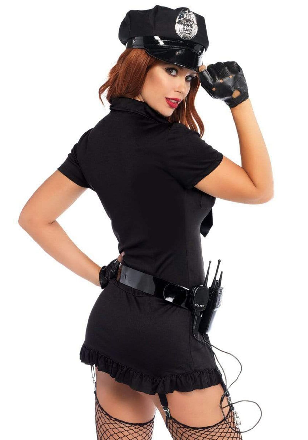 Еротичний костюм поліціянтки Leg Avenue Dirty Cop, 6 аксесуарів, S/M