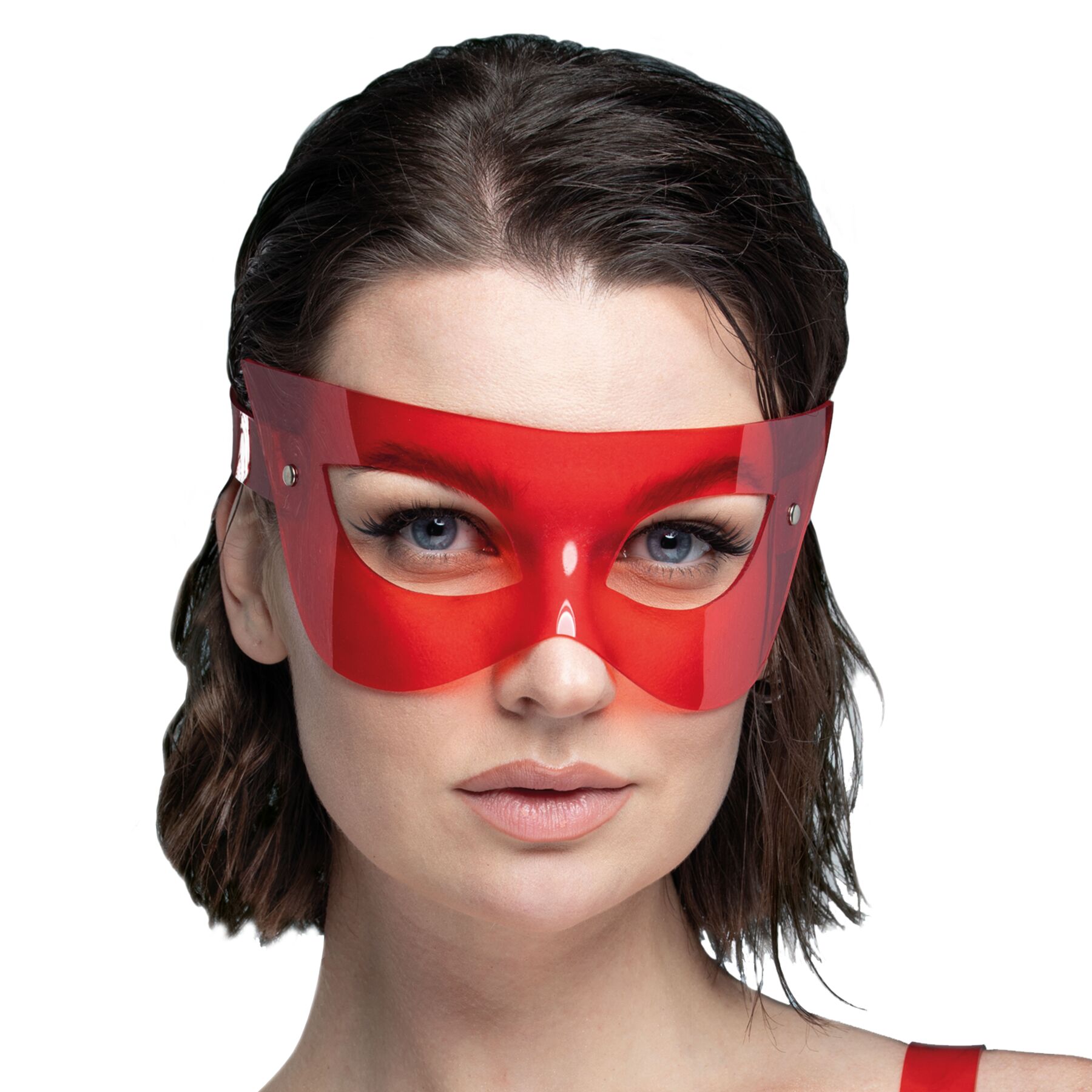 Червона прозора маска Feral Feelings Mystery Mask