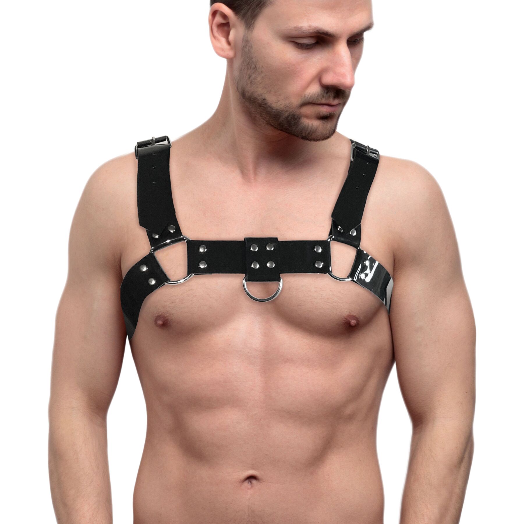 Чоловіча портупея Feral Feelings Bulldog Harness Black
