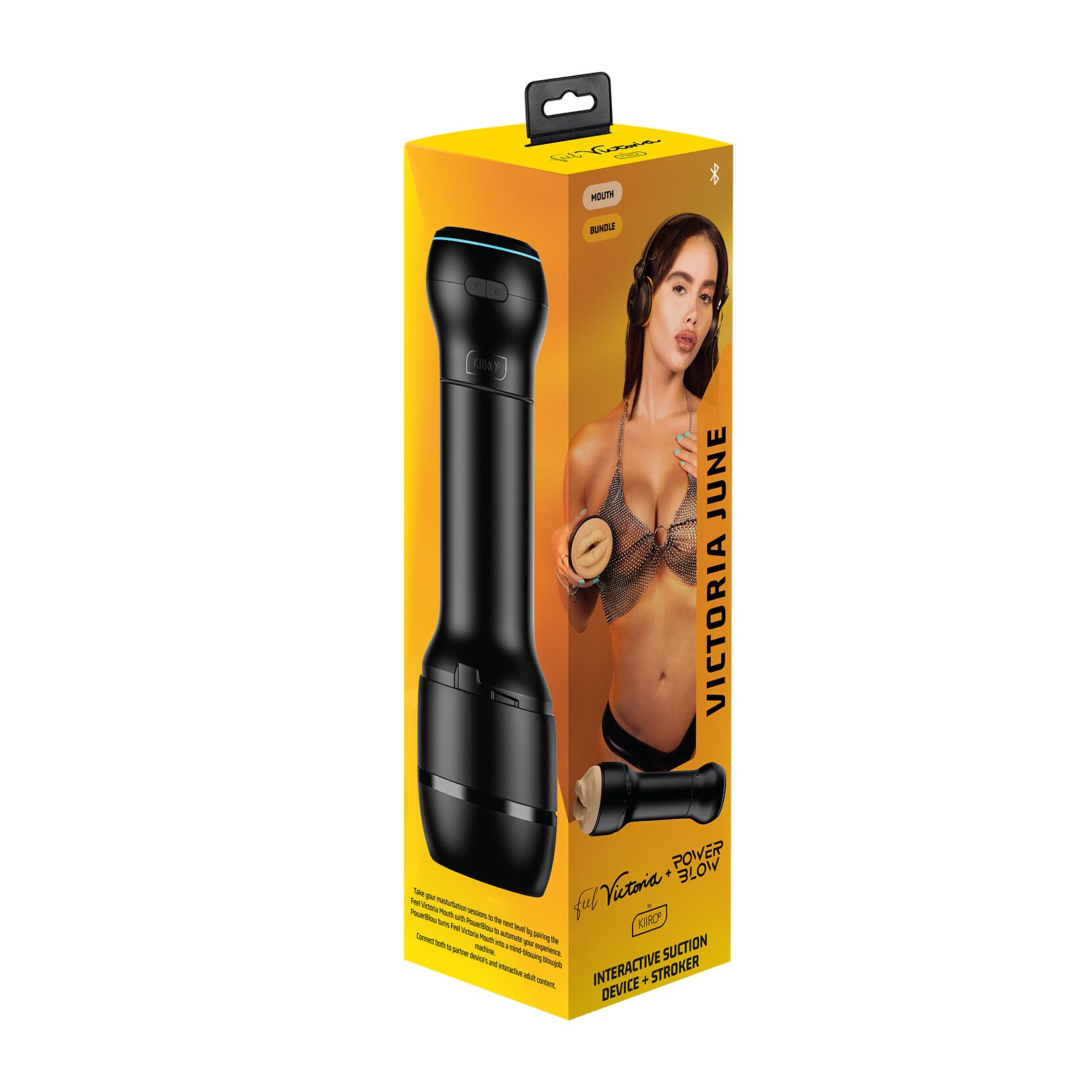 Kiiroo FeelVictoria Mouth з інтерактивною насадкою PowerBlow